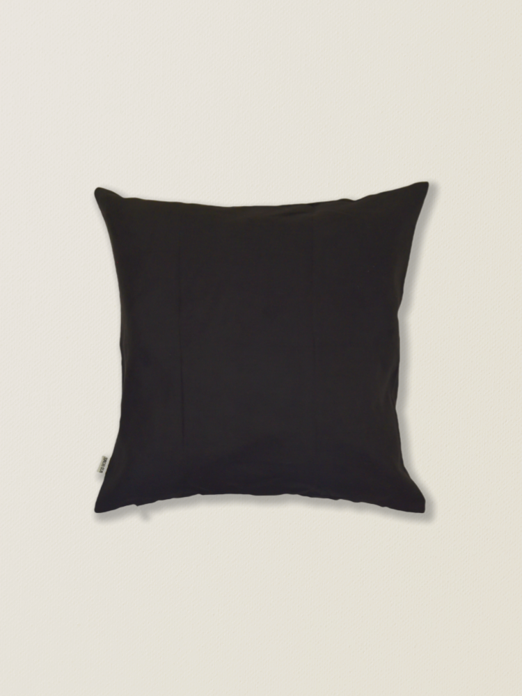 Funda de cojín de ante negro t.aprox:45*45cm