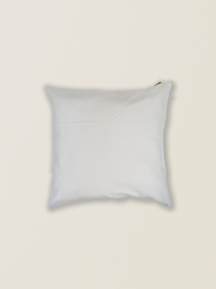 Funda de cojín de ante blanco t.aprox:45*45cm