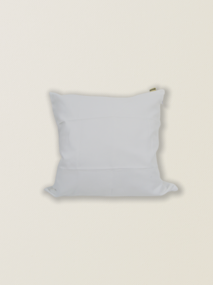 Funda de cojín de ante blanco t.aprox:45*45cm