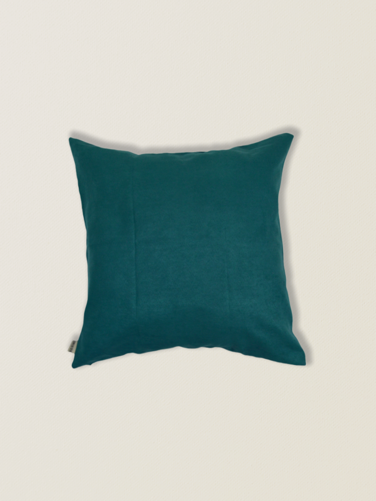 Tamaño de la funda de cojín de gamuza verde: aproximadamente 45*45 cm