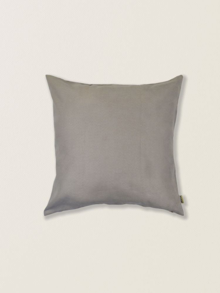 Funda de cojín de ante gris claro aprox: 45*45 cm