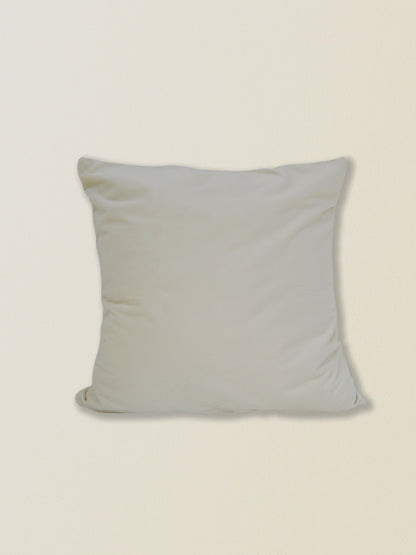Funda de cojín de terciopelo crema t.aprox:45*45cm