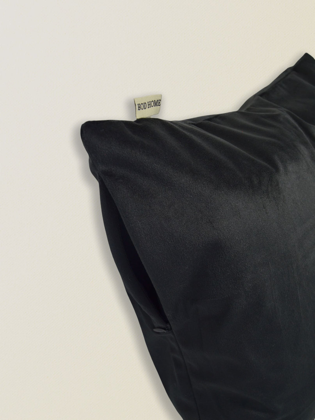 Funda de cojín de terciopelo negro t.aprox:45*45cm