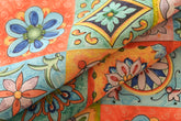 Cortina de Cozinha com Estampa de Flores Variadas Individual - BOD HOME