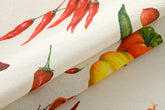 Cortina de Cozinha com Estampa de Vegetais Individual - BOD HOME