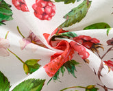 Cortina de Cozinha com Estampa de Frutas Vermelhas Individual - BOD HOME