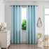 Cortina Jacquard Brilhante Azul com Design de Ondas 140x260cm-Individual - BOD HOME