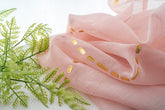 Cortina Estampada 3D Dourada-Linha Ondulada Cor-de-Rosa 140x260CM-Individual - BOD HOME