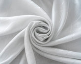 Cortina Jacquard Brilhante Branca com Design de Ondas 140x260cm-Individual - BOD HOME