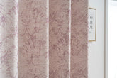 Cortina Jacquard Cor de Rosa com Borboletas em Linho Grosso 140x260cm-Individual - BOD HOME