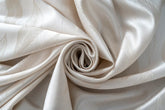 Cortina Jacquard com Folhagem Bege 140x260cm-Individual - BOD HOME