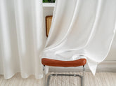 Cortina Opaca Jacquard Flores Branca 140x260CM-Individual - BOD HOME