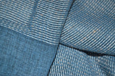 Cortina em Tecido de Linho Azul com Detalhes 140x260cm-Individual - BOD HOME
