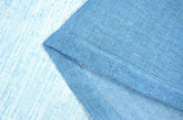 Cortina em Tecido de Linho Azul com Detalhes 140x260cm-Individual - BOD HOME