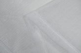 Cortina em Tecido de Linho Branca com Detalhes 140x260cm-Individual - BOD HOME