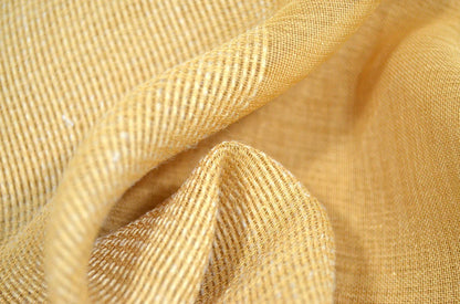 Cortina em Tecido de Linho Castanha com Detalhes 140x260cm-Individual 140x260cm-Individual - BOD HOME