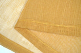 Cortina em Tecido de Linho Castanha com Detalhes 140x260cm-Individual 140x260cm-Individual - BOD HOME