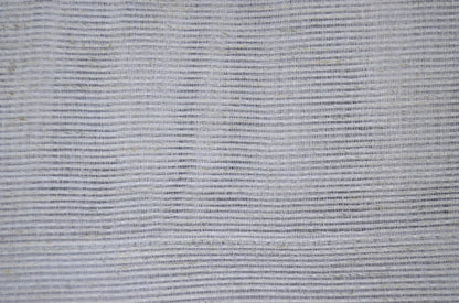 Cortina em Tecido de Linho Prateada com Detalhes 140x260cm-Individual - BOD HOME