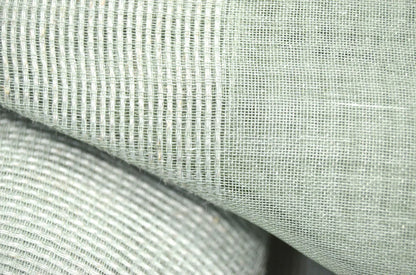 Cortina em Tecido de Linho Verde com Detalhes 140x260cm-Individual - BOD HOME