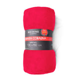Manta de flanela Vermelho - BOD HOME