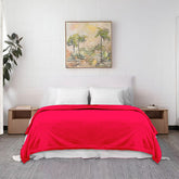 Manta de flanela Vermelho - BOD HOME