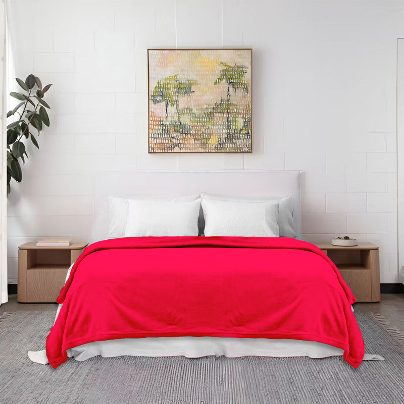 Manta de flanela Vermelho - BOD HOME