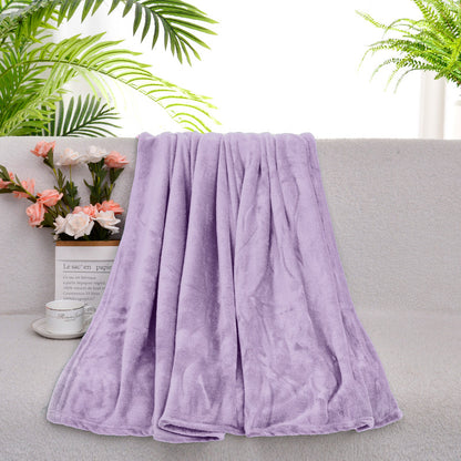 Manta de flanela Cor Lavanda - BOD HOME