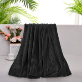 Manta de flanela Preto - BOD HOME