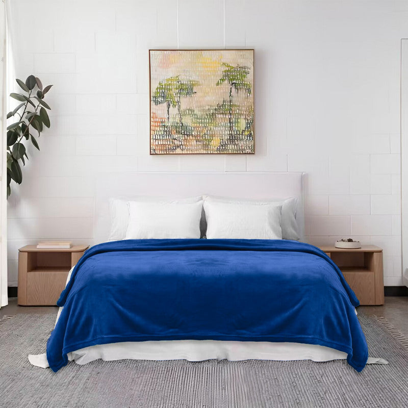 Manta de flanela Azul-marinho - BOD HOME