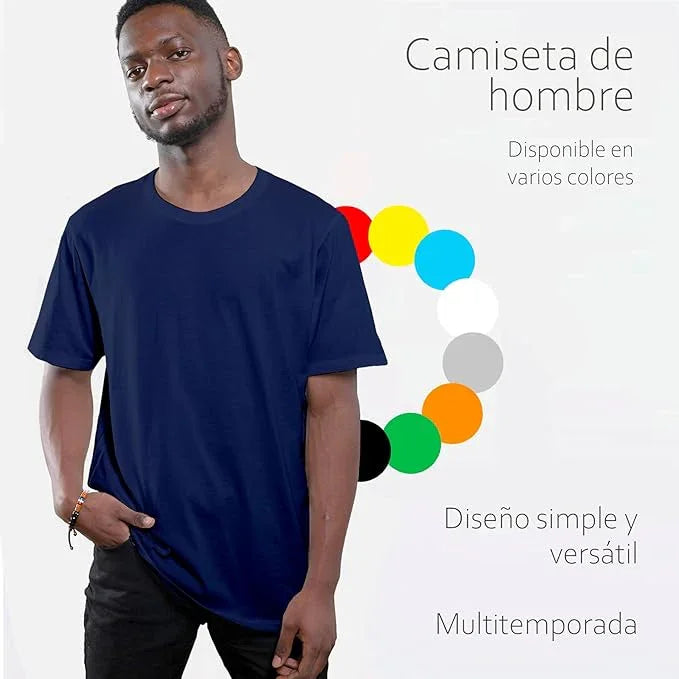 T-shirt homen azul escuro