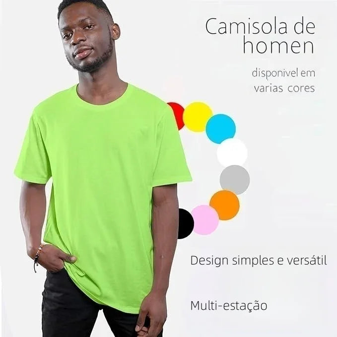 T-shirt homen verde