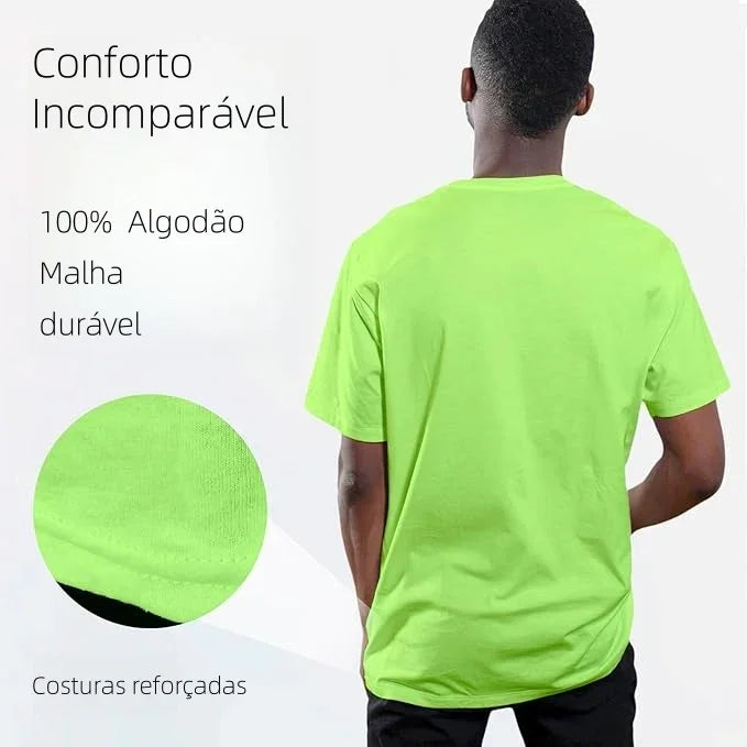 T-shirt homen verde