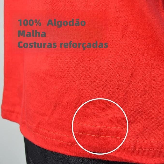 T-shirt homen vermelho
