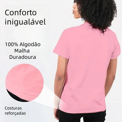 Camiseta rosa mujer