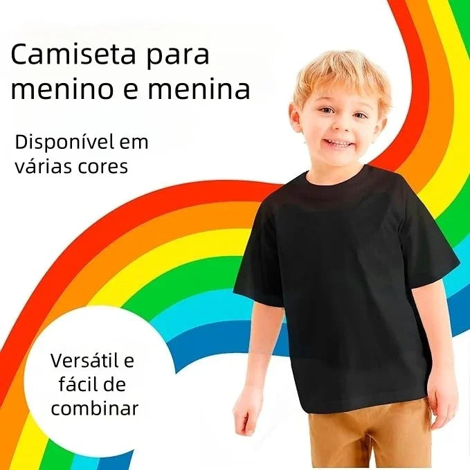 T-shit criança preto