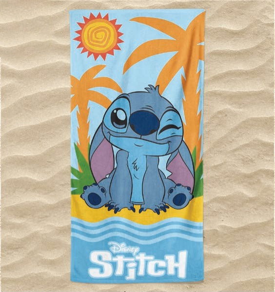 Toalha de Praia 3D Stitch 70x140 cm - BOD HOME