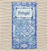 Toalha de Praia 3D Azulejo de Portugal 70x140 cm - BOD HOME