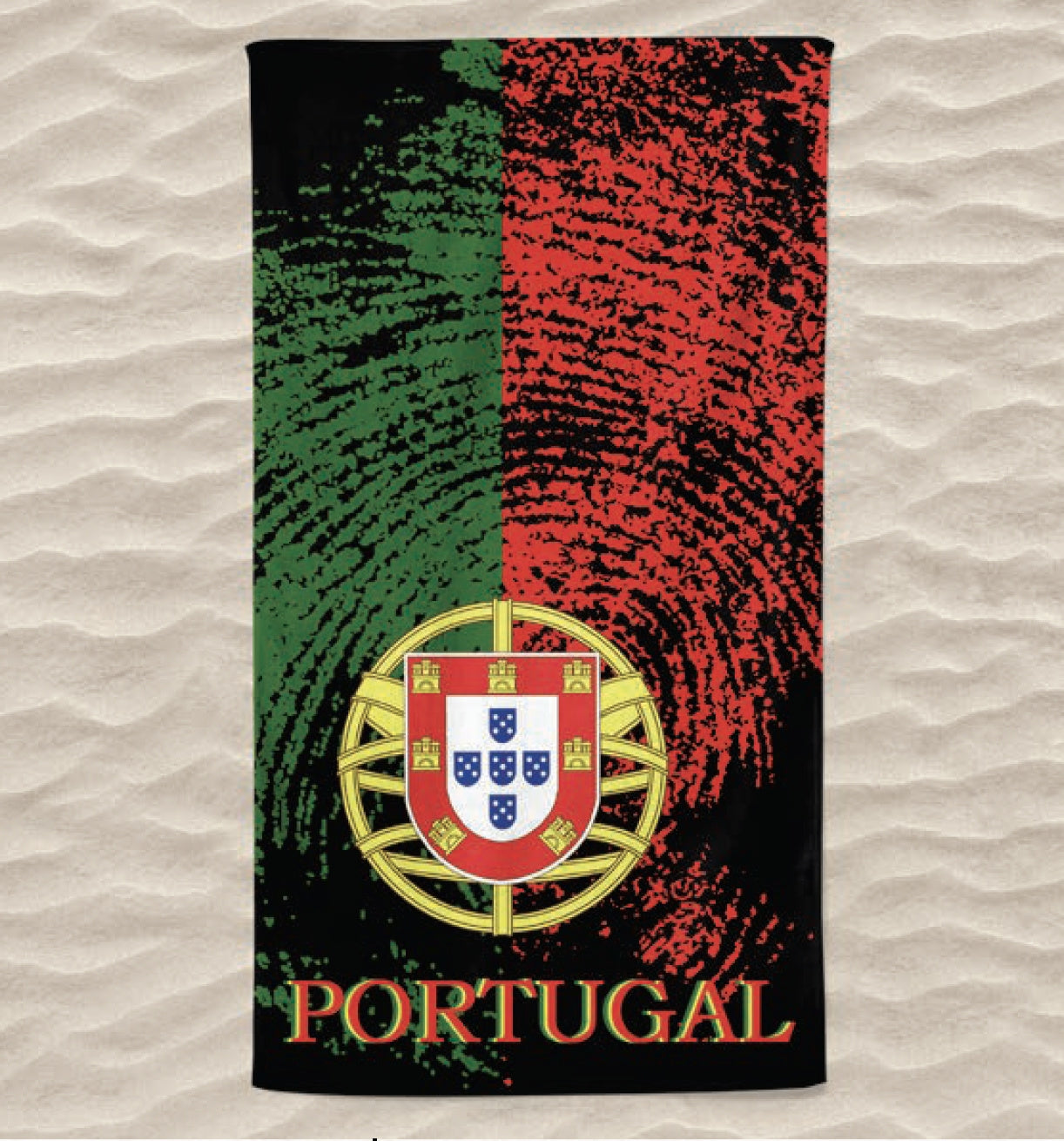 Toalha de Praia 3D Portugal 70x140 cm