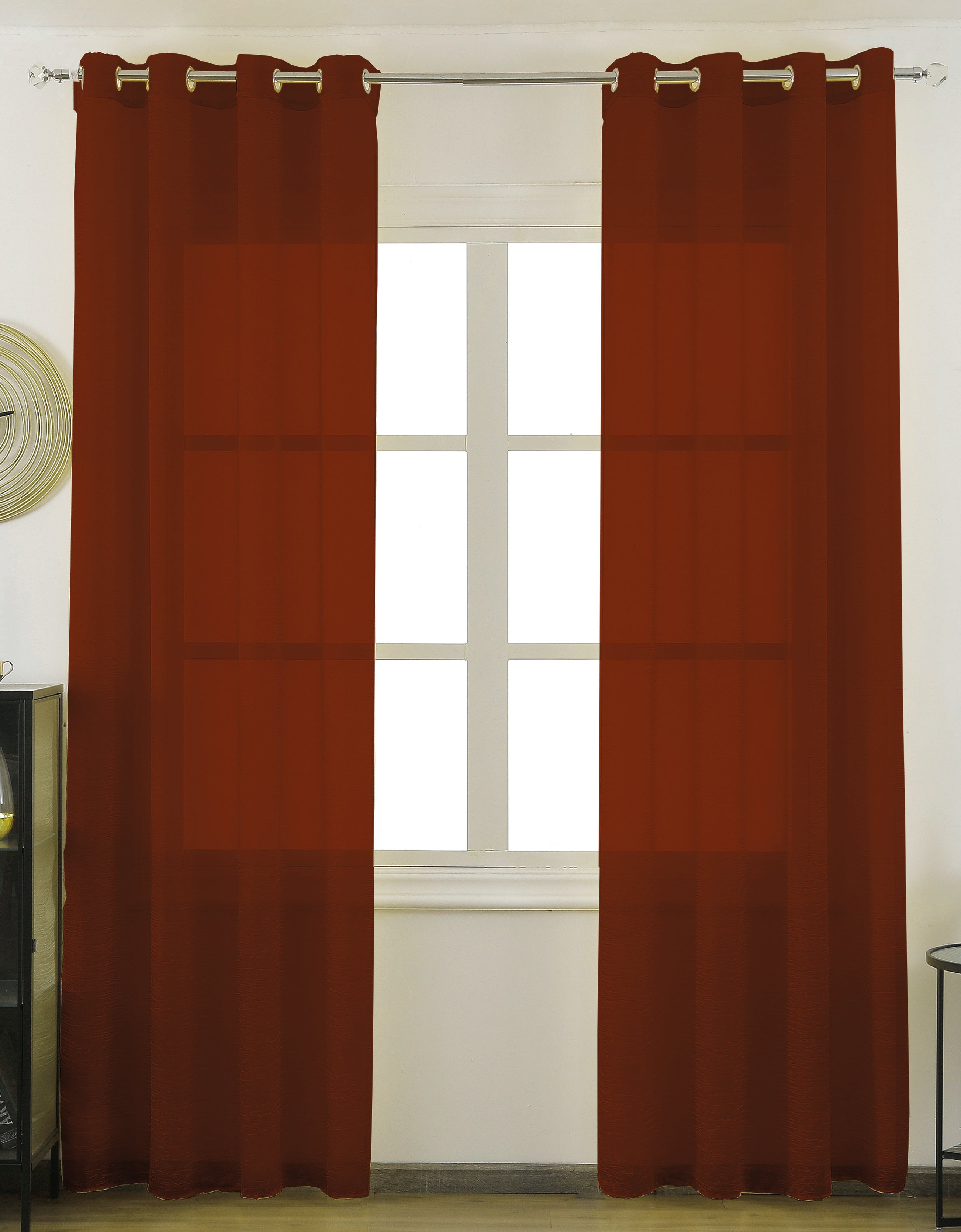 Cortina Lisa Efecto Arrugado 140*260cm - Serie Color-Individual