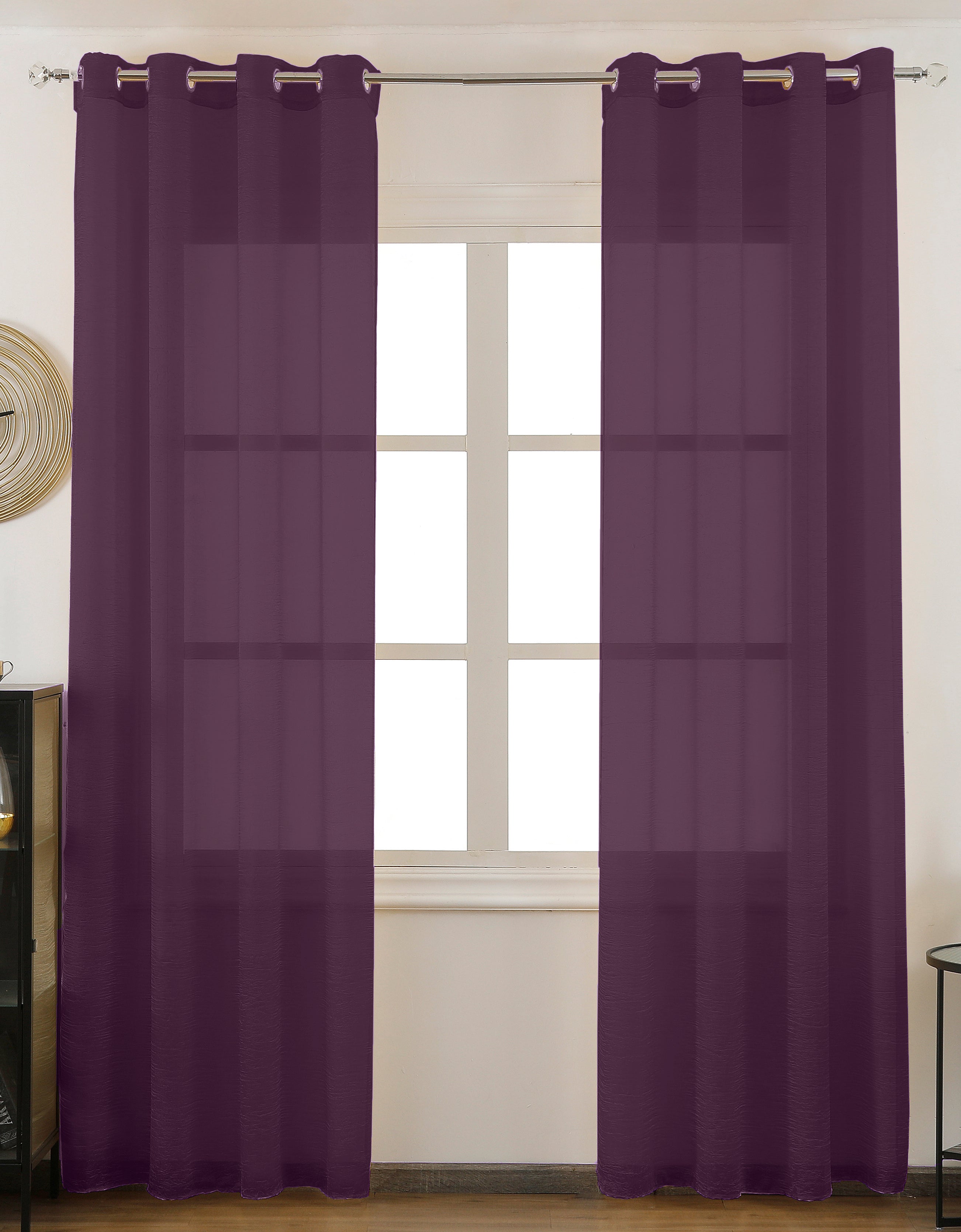 Cortina Lisa Efecto Arrugado 140*260cm - Serie Color-Individual