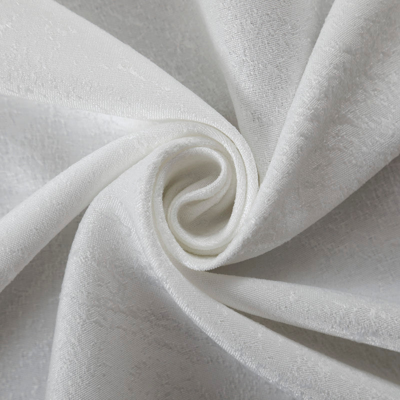 Cortina Jacquard com Bordado Branco 140*260CM-Individual- BOD HOME