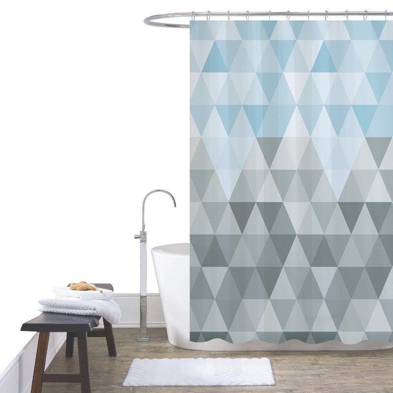 Cortina de ducha con estampado de bosque tropical, 180 x 180 cm, individual