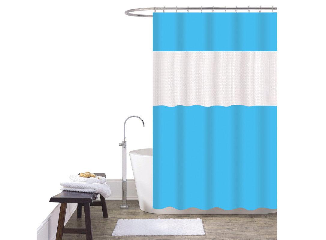 1 Pack de 2 Cortina De Duche Em Patchwork 180*180cm 002