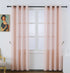 CORTINA DE LINHO EM REDE 140 x 260 rosa - BOD HOME 
