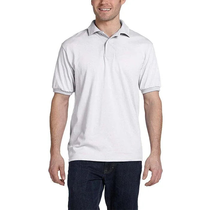 Polo em piqué de algodão homem branco - BOD HOME