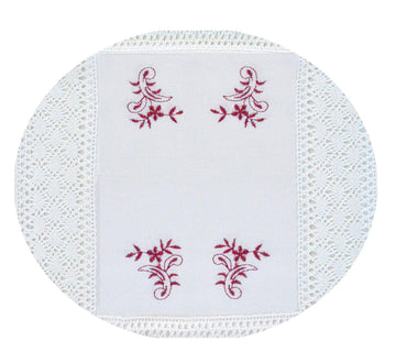 Toalha de mesa (redonda) Bordo - BOD HOME