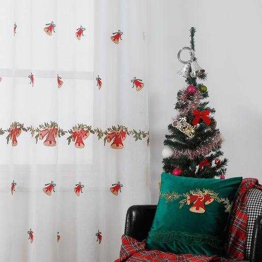 DECORAÇÃO DE NATAL CORTINADO| CORTINA EDIÇÃO LIMITADA DE NATAL VERDE140*260