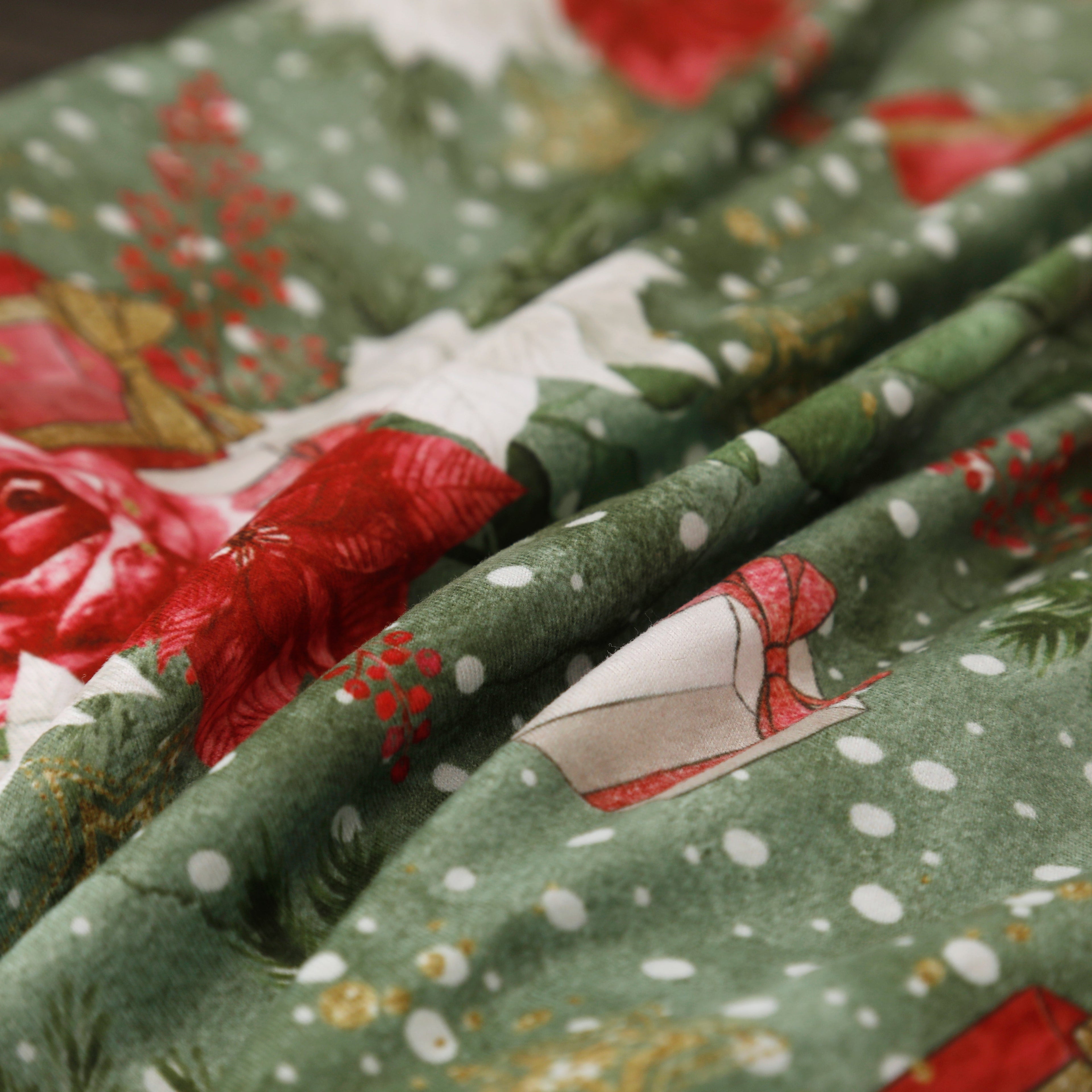 DECORAÇÃO DE NATAL | CAPA DE CADEIRA TEMÁTICA DE NATAL VERDE