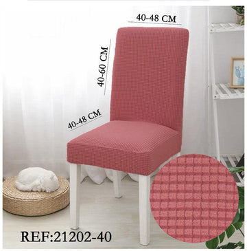 Capa para Cadeira Xadrez Elegante Rosa - BOD HOME