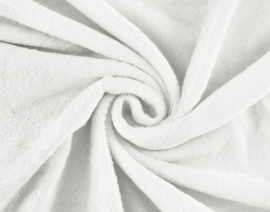 Cobertor Lisa De Pelúcia Longa Espessa Branco - BOD HOME